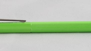 Caran d'Ache 849 Fluor Green complete fountain pen